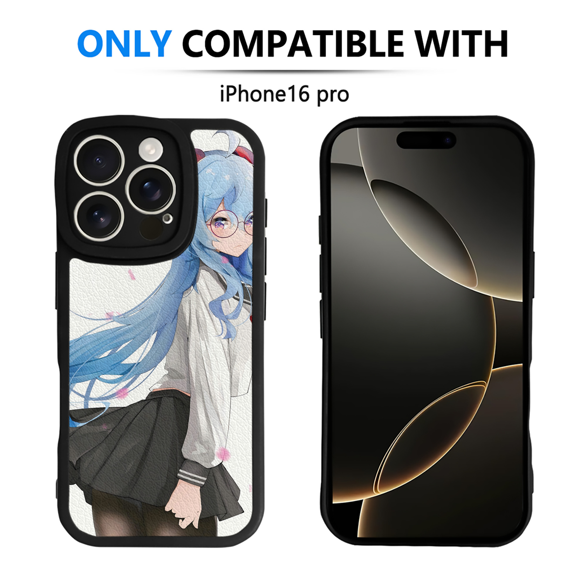 げんし神 genshin 【iPhone 16シリーズ対応】シリコンスマホケース（レザー調） 材質：シリコン